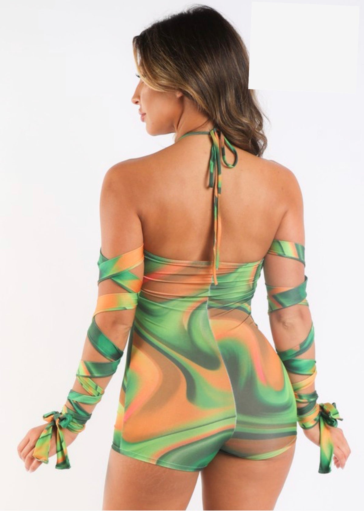 A Chica Tye Dye For Romper
