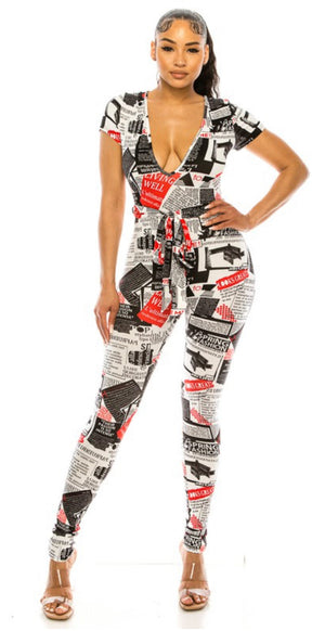 Extra Extra Read All About Me Jumpsuit