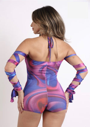A Chica Tye Dye For Romper