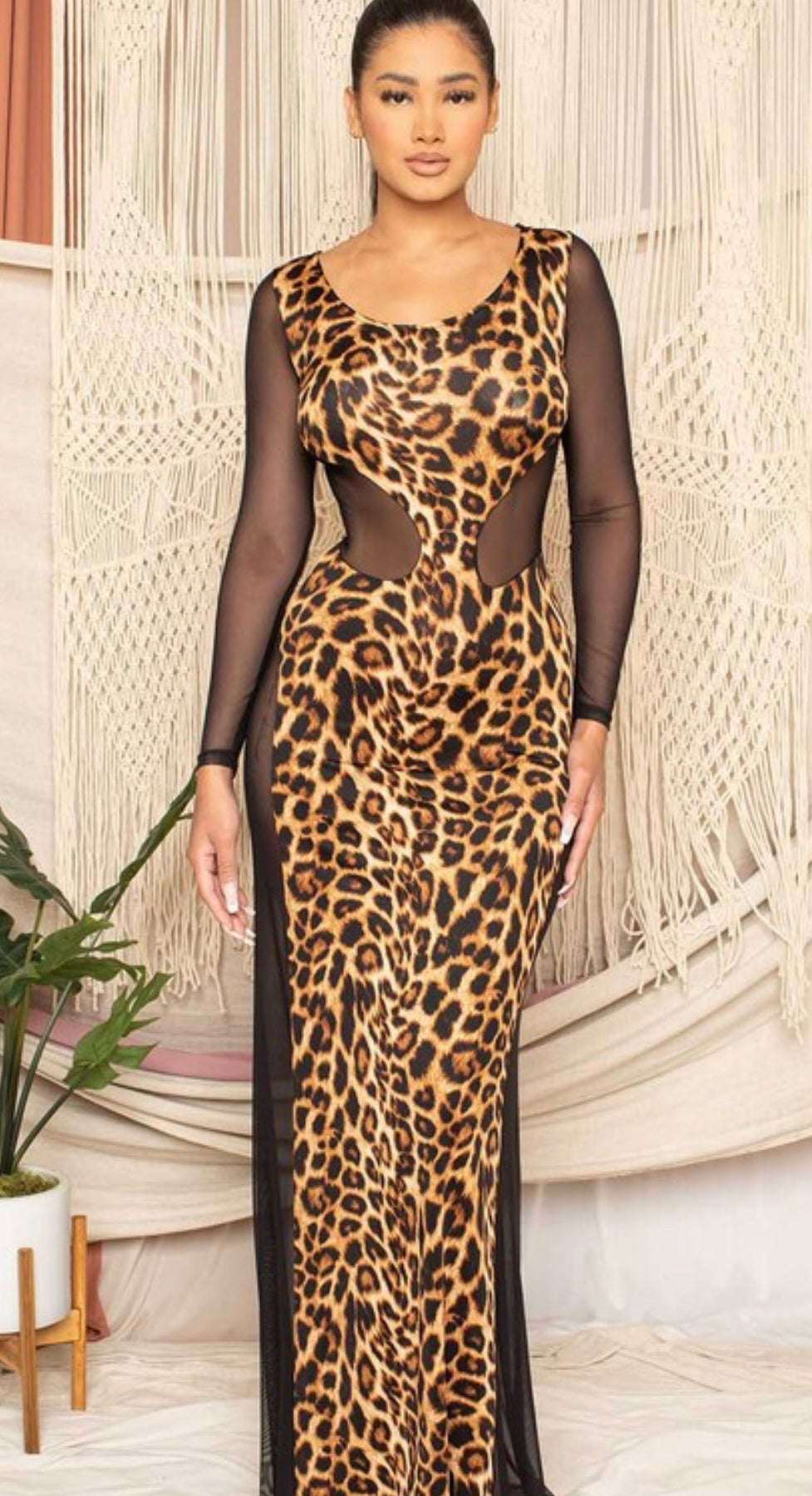 Caught In A Chica’s Wild Mesh Dress