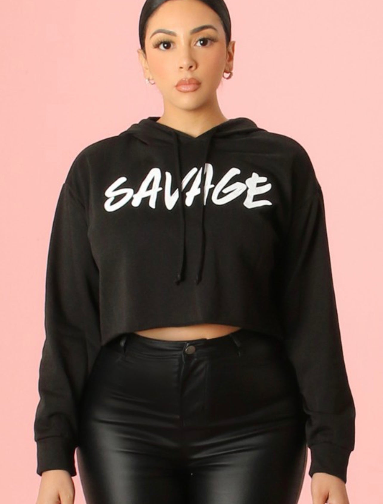Savage Hoodie Top